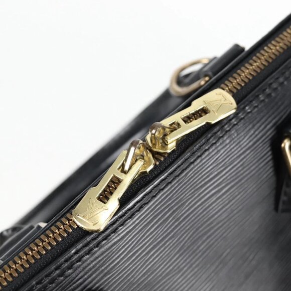 LOUIS VUITTON Epi Alma Hand Bag Black LV - Picture 8 of 14